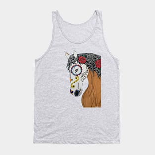 Sugar Skull Horse Tank Top